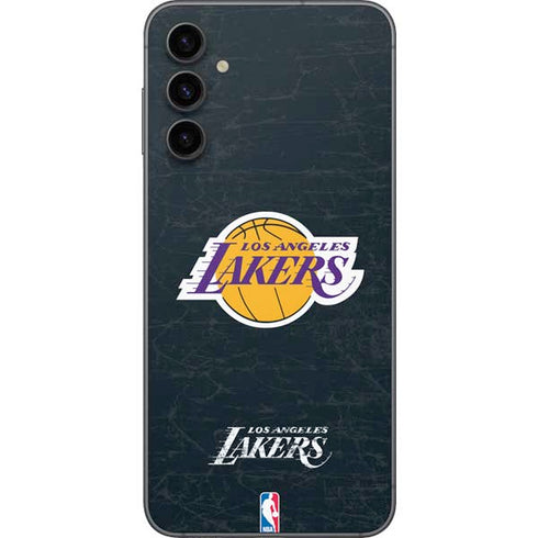 NBA Los Angeles Lakers Black Primary Logo Galaxy A14 5G Skin